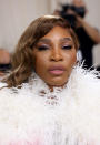 <p> Serena Williams is another regular on the Met Gala red carpet and this one from 2021 is of our favourite looks of hers, featuring soft and muted purple on both the lips and lids as well as liquid liner to make her eyes pop. </p>