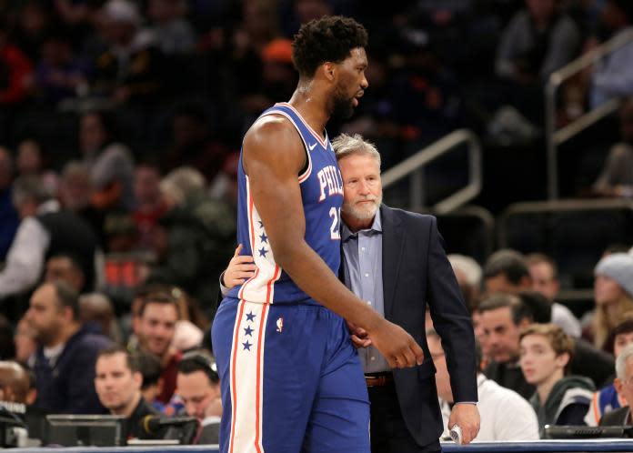 ▲76人一哥Joel Embiid。（圖／美聯社／達志影像）