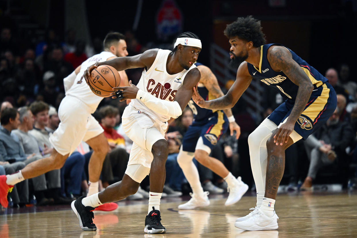 Caris LeVert #3 of the Cleveland Cavaliers. (Photo by Jason Miller/Getty Images)