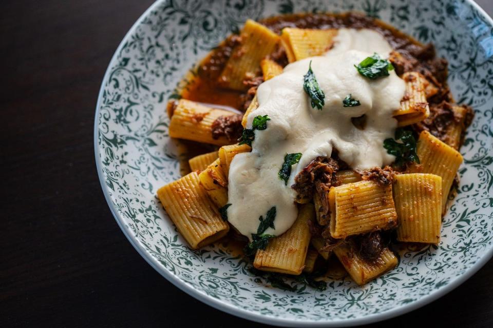 The Toscana Pasta Trio at Toscana Kitchen & Wine Market in Lansing.