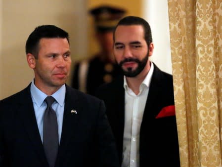 U.S. DHS acting Secretary McAleenan visits El Salvador in San Salvador