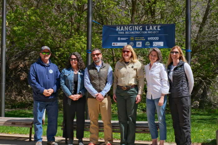 hanging lake trail restoration project