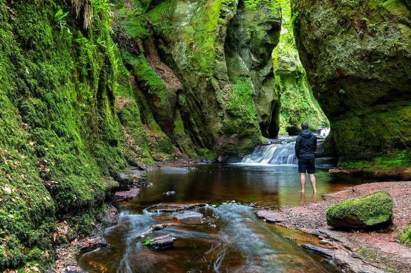 The awe-inspiring Finnich Glen has featured in several shows