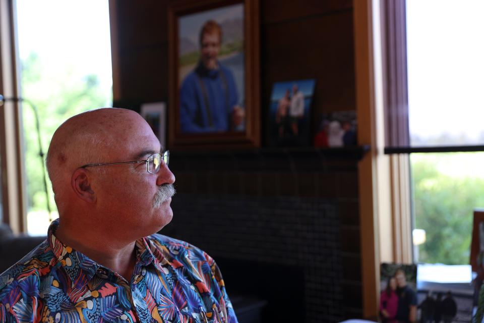 Rick Dulude, of Salem, lost his son Alec to suicide on April 1. Alec's mental and physical health had deteriorated for years following a tick bite.