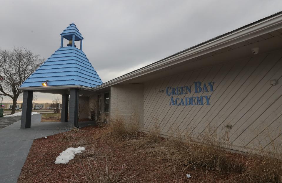 Green Bay Academy is seen on Thursday, February 8, 2024, at 2280 Finger Rd in Green Bay, Wis. The childcare providerÕs license was revoked due to violations stemming from a drug deal in the parking lot in early January.
Tork Mason/USA TODAY NETWORK-Wisconsin