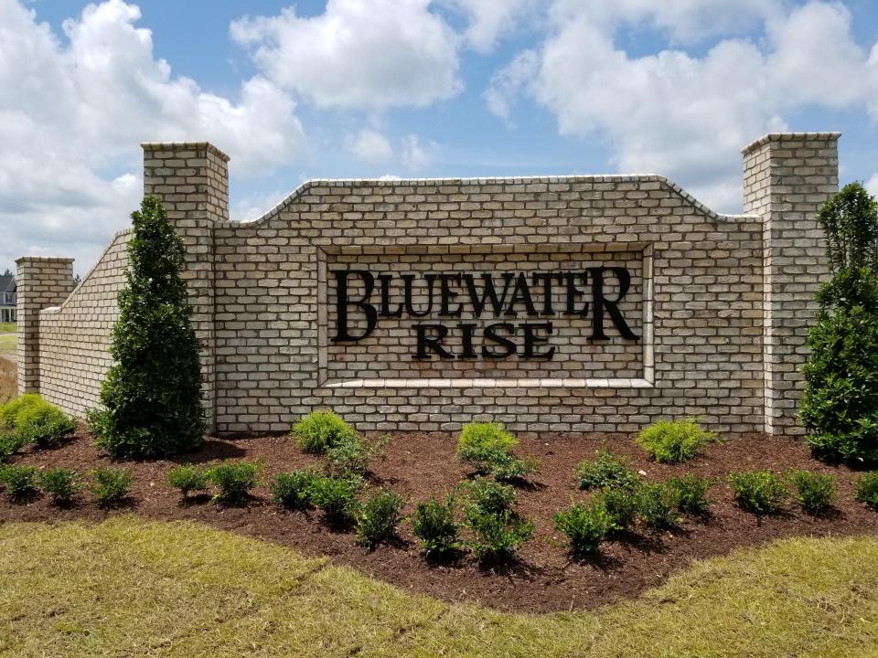 Work continues to progress on multiple residential developments in the Bluewater Rise neighborhoods.