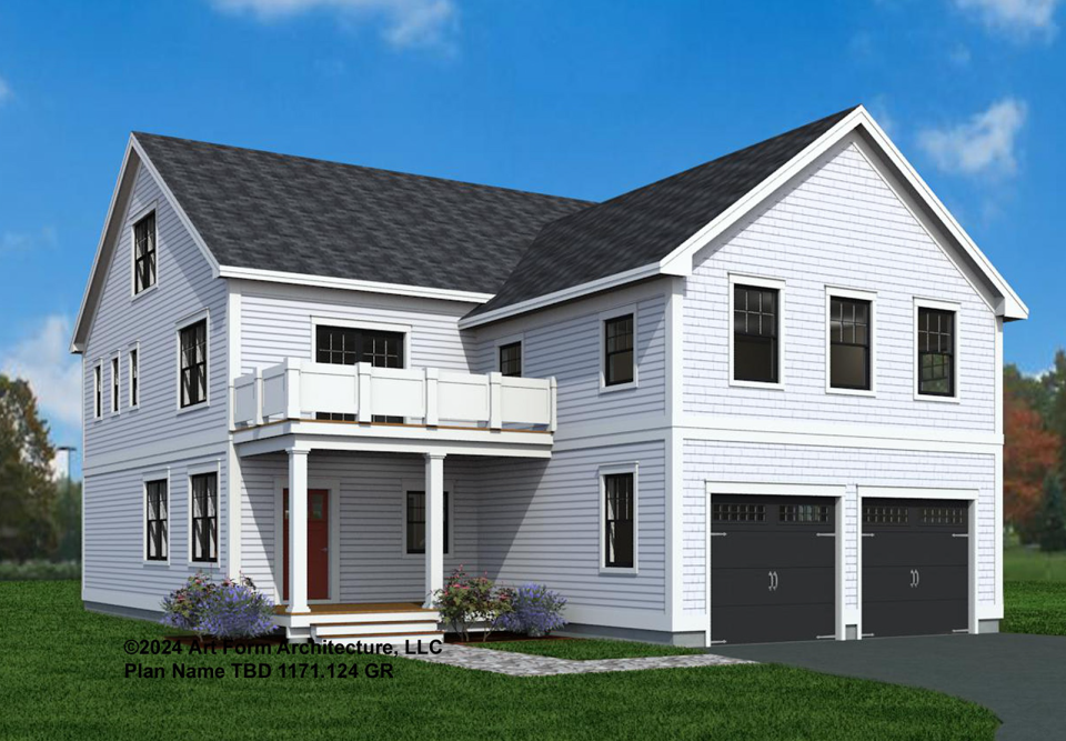 One of the potential single-family home designs proposed for 366 Broad St. in Portsmouth.