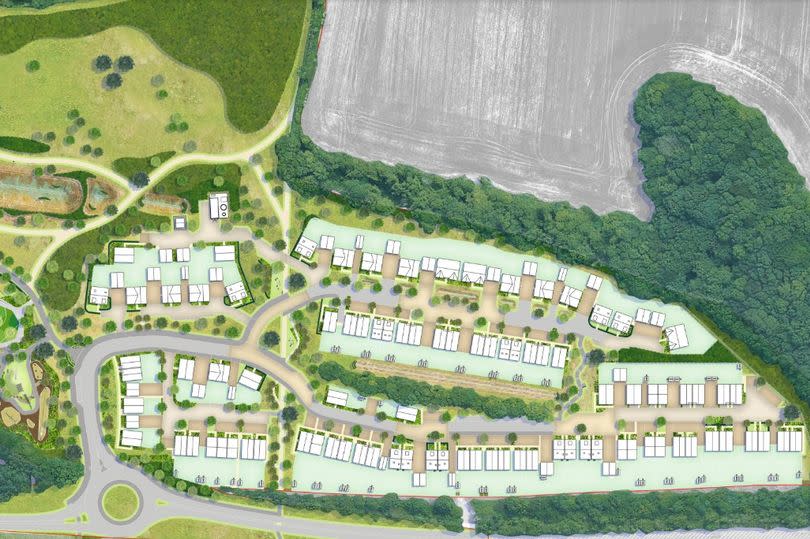 The first phase of the East Hill development off North Dane Way, Lordswood