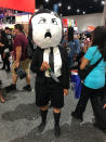 <p>Cosplayer dressed as The World’s Angriest Boy in the World from <i>Legion</i> at Comic-Con International on July 21, 2018, in San Diego. (Photo: Angela Kim/Yahoo Entertainment) </p>