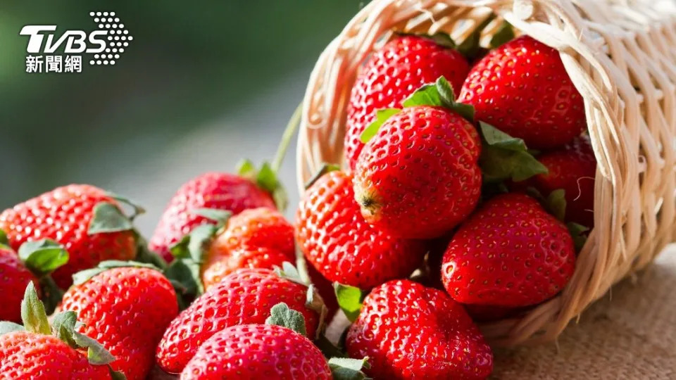 草莓具有豐富的多酚類及花青素。（示意圖／shutterstock 達志影像）