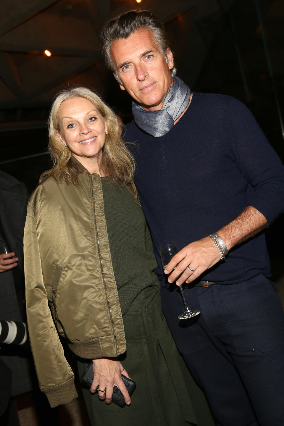 John Pearson and his wife Alison Edmond in 2017 at triple X capsule collection launch party