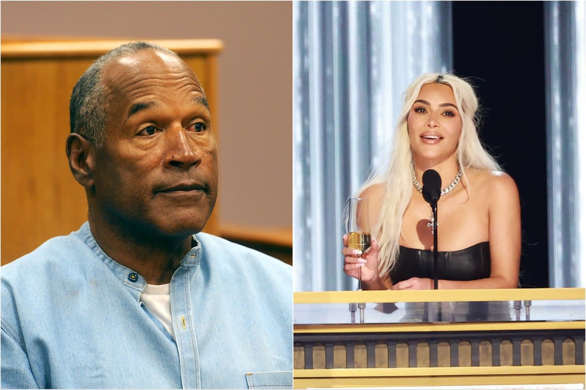 OJ Simpson and Kim Kardashian (Getty Images)