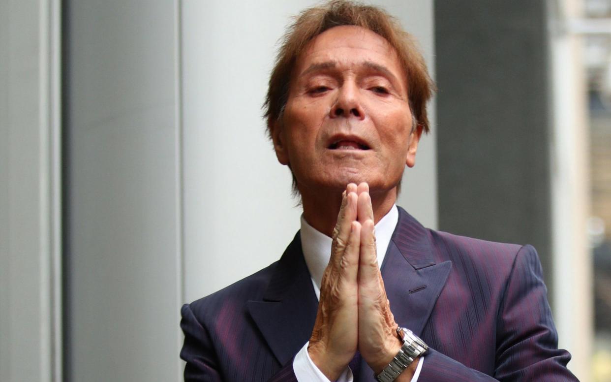 Sir Cliff is suing the BBC for 'substantial damages' over its coverage of the raid at his penthouse apartment in Sunningdale, Berkshire  - PA