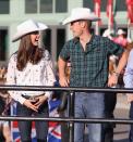 <p>On their first royal tour as newlyweds, Prince William and Kate Middleton enjoyed a rodeo demonstration in Calgary, Canada. By the looks of it, they dressed the part. </p>