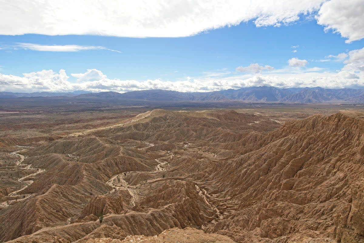 View over the badlands in California’s Anza-Borrego Desert Park (Laura Sanders)