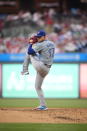 Toronto Blue Jays' Jose Berrios plays during a baseball game, Tuesday, May 7, 2024, in Philadelphia. (AP Photo/Matt Slocum)