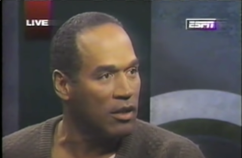 Chris Myers interviews OJ Simpson on Up Close - Photo: <a class="link " href="https://www.youtube.com/watch?v=a7sZANE9aXw" rel="nofollow noopener" target="_blank" data-ylk="slk:Chris Myers/ Youtube;elm:context_link;itc:0;sec:content-canvas">Chris Myers/ Youtube</a>