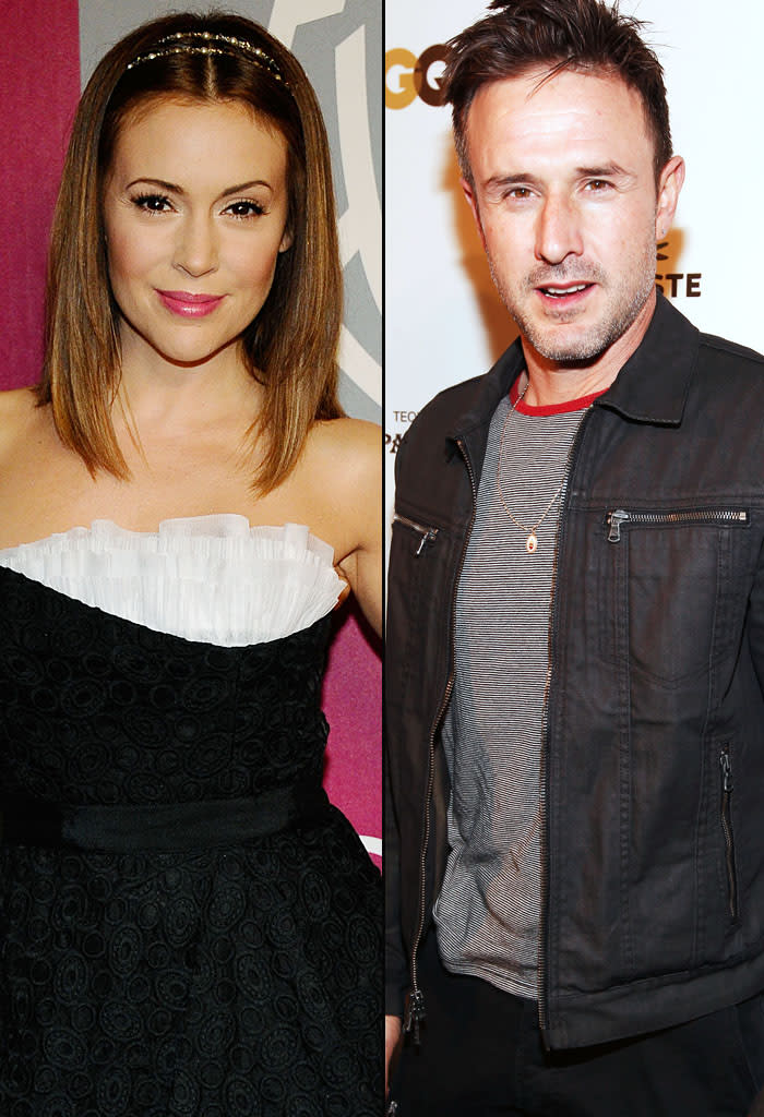 Alyssa Milano, David Arquette