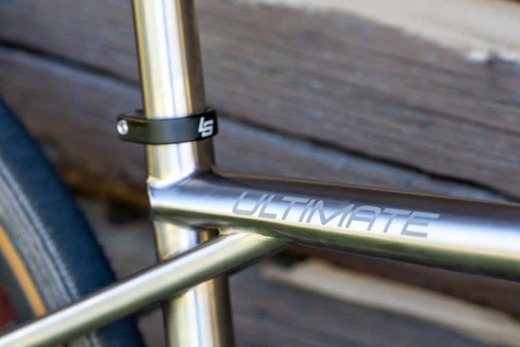<span class="article__caption">The G2’s interlocking seat stays meet its square-shaped top tube</span> (Photo: William Tracy)