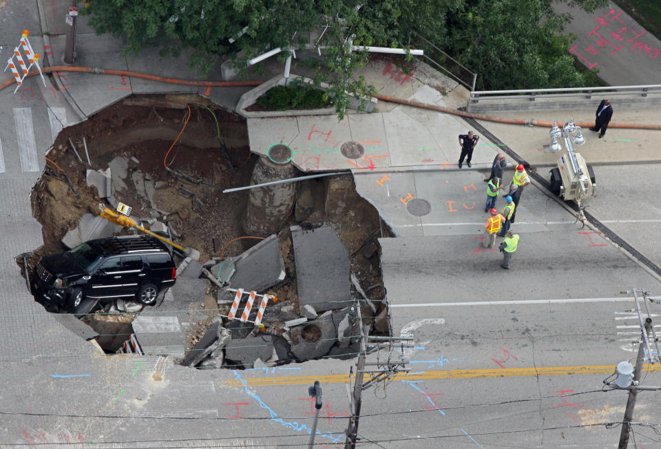 Wisconsin sinkhole