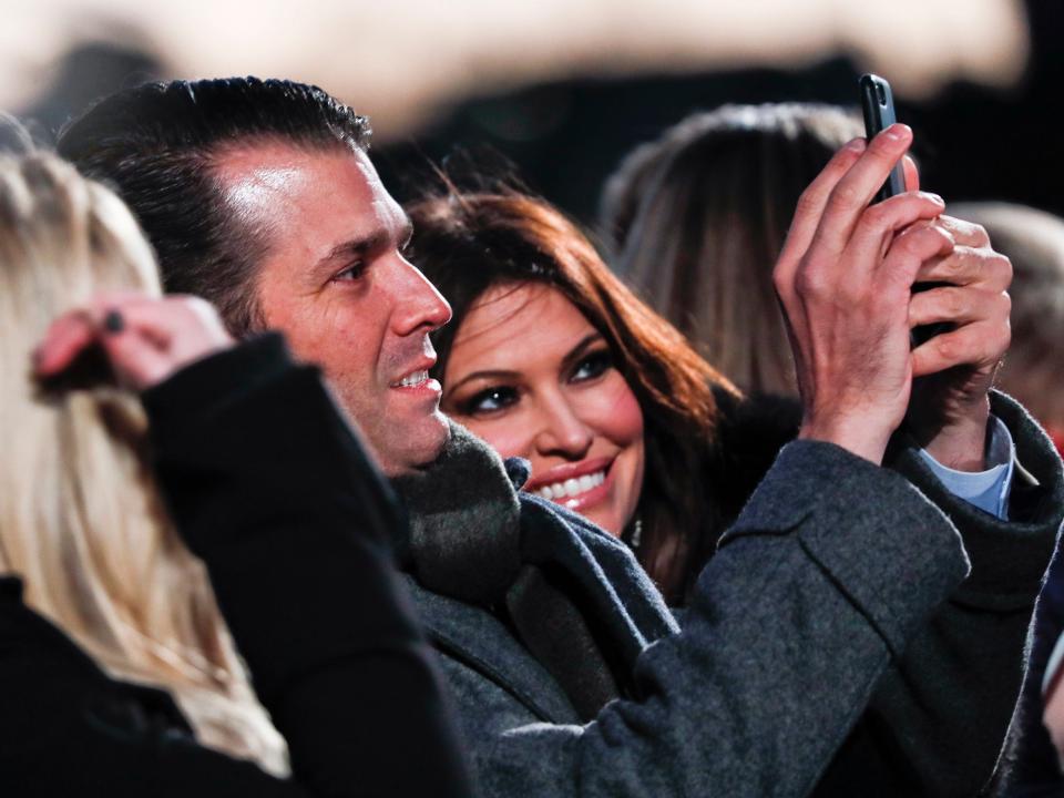 Donald Trump Jr. and Kimberly Guilfoyle snap a selfie.