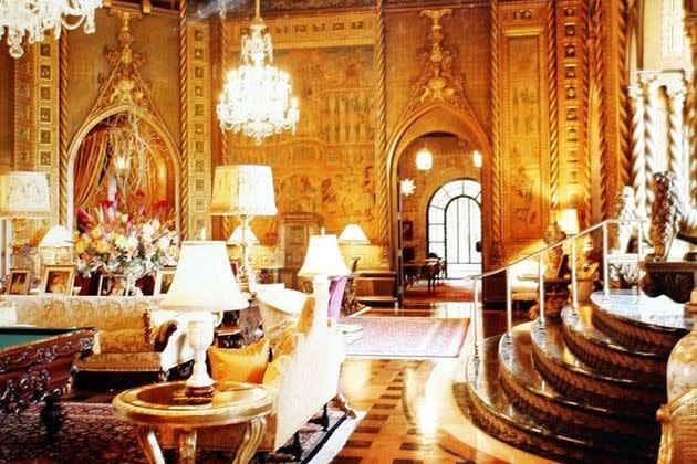 <p>L'intérieur de Mar-a-Lago, photographié dans les années 2000.</p>