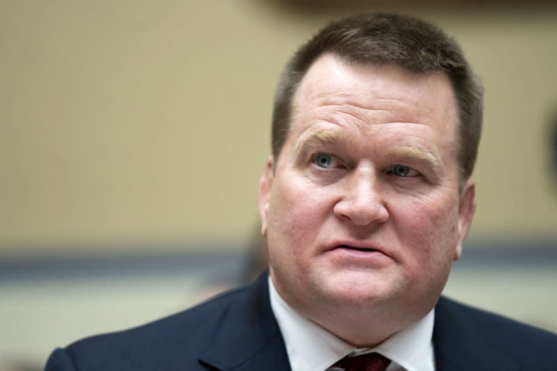 Tony Bobulinski, a former business partner of Hunter Biden, testifies during a House Oversight and Accountability Committee hearing Wednesday as part of the House Republicans' impeachment probe into President Joe Biden at the U.S. Capitol in Washington, D.C. Photo by Bonnie Cash/UPI