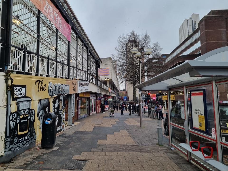 Dale End, center of Birmingham (Photo: BirminghamWorld)