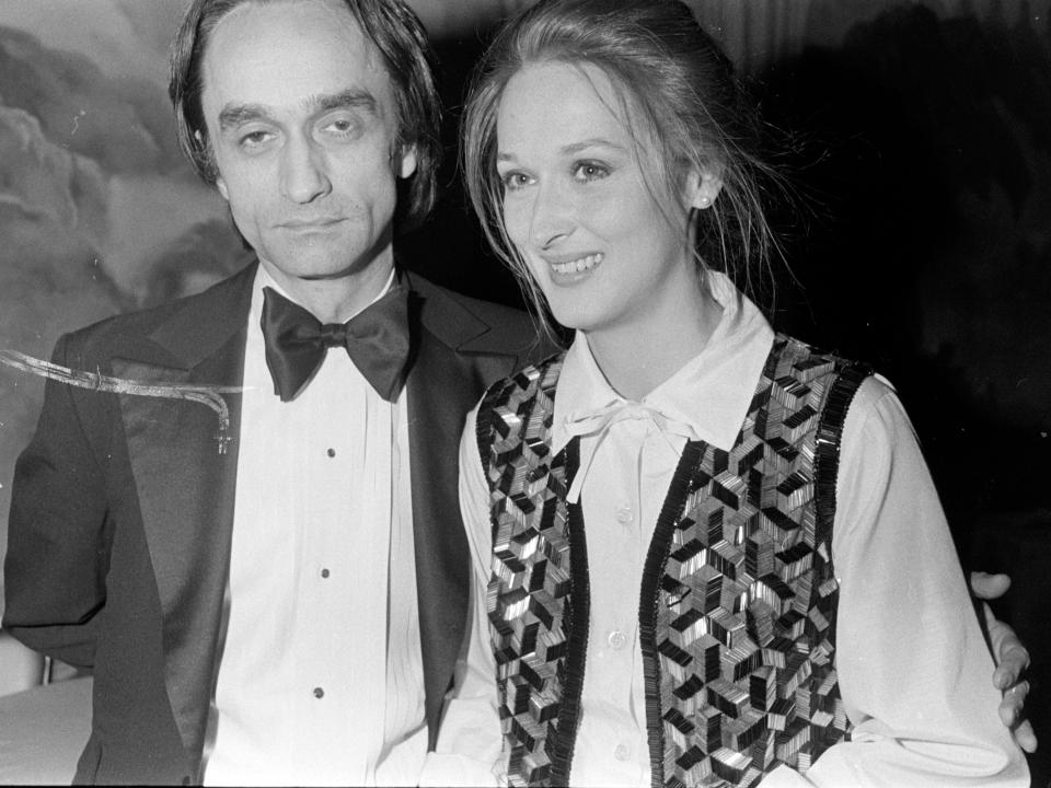 John Cazale and Meryl Streep at a party in New York City on November 19, 1976.