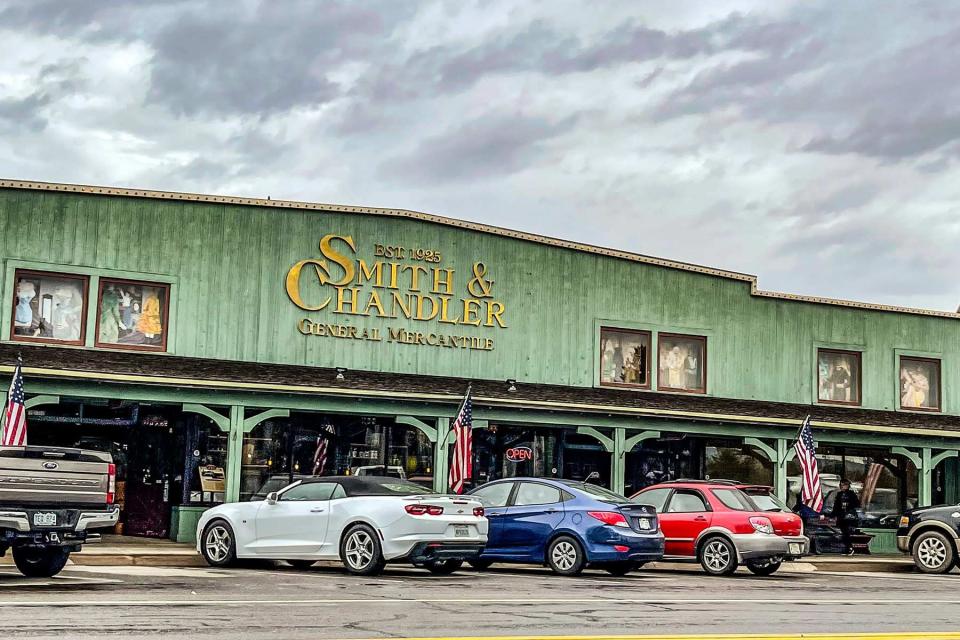 Smith and Chandler general mercantile store in West Yellowstone, Montana