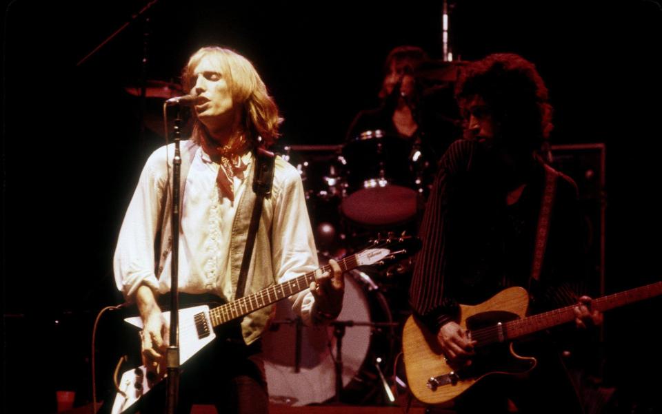 Petty performing with the Heartbreakers in 1979 - Getty