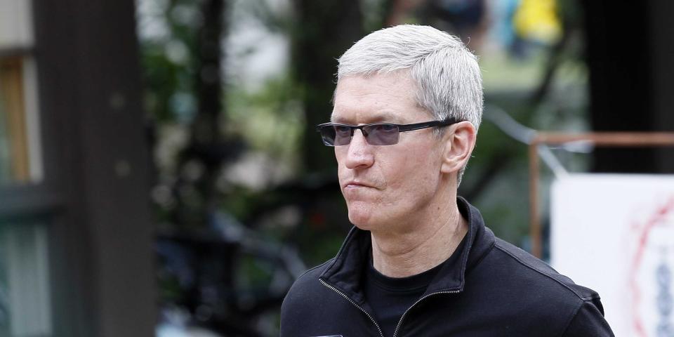 Tim Cook angry sad