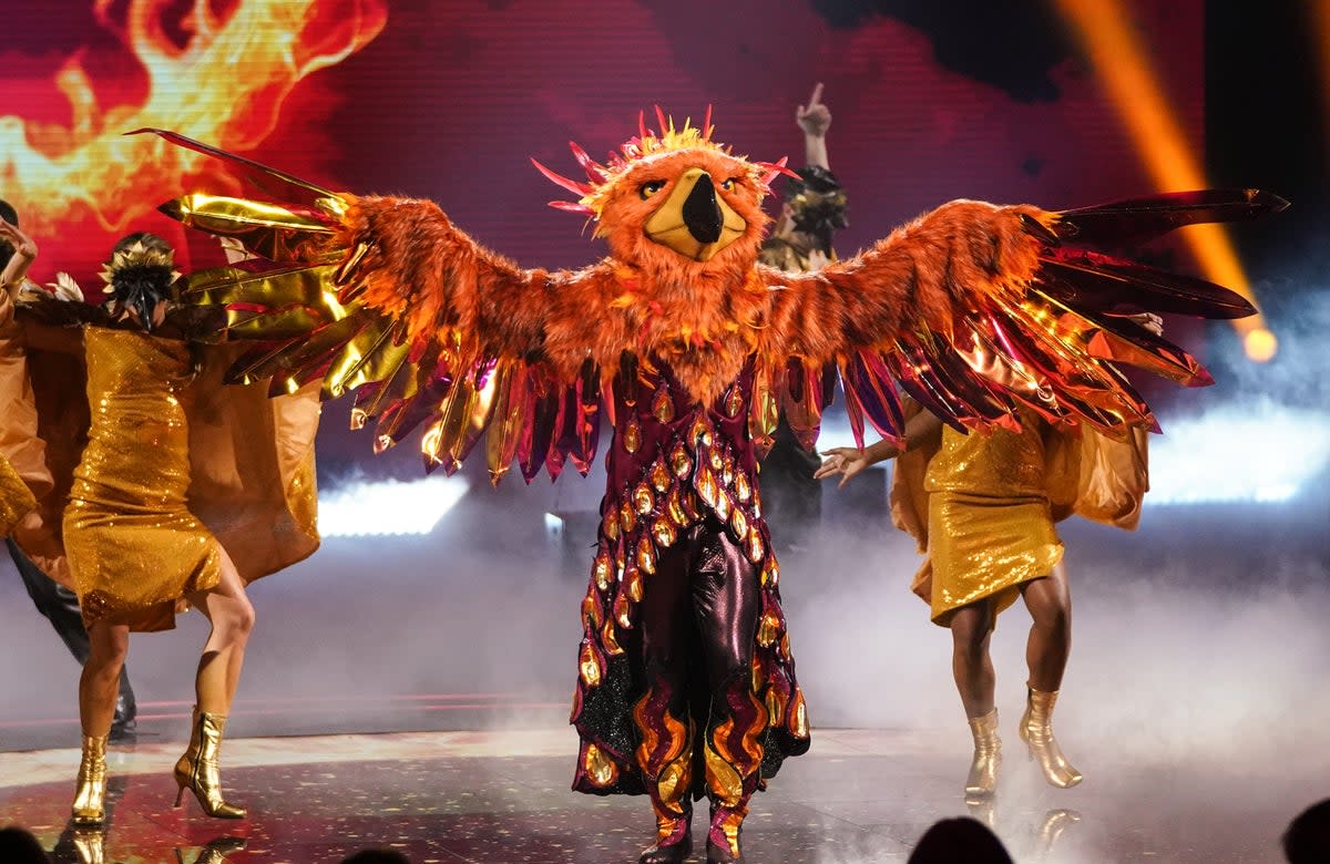 Phoenix appeared in the first episode of ‘The Masked Singer' (ITV)