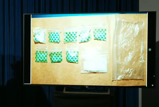 Nearly 50 grams of meth was found inside Turner’s vehicle, and another 29 grams of meth was found on Turner’s body was found at the hospital, police stated. (LVMPD)