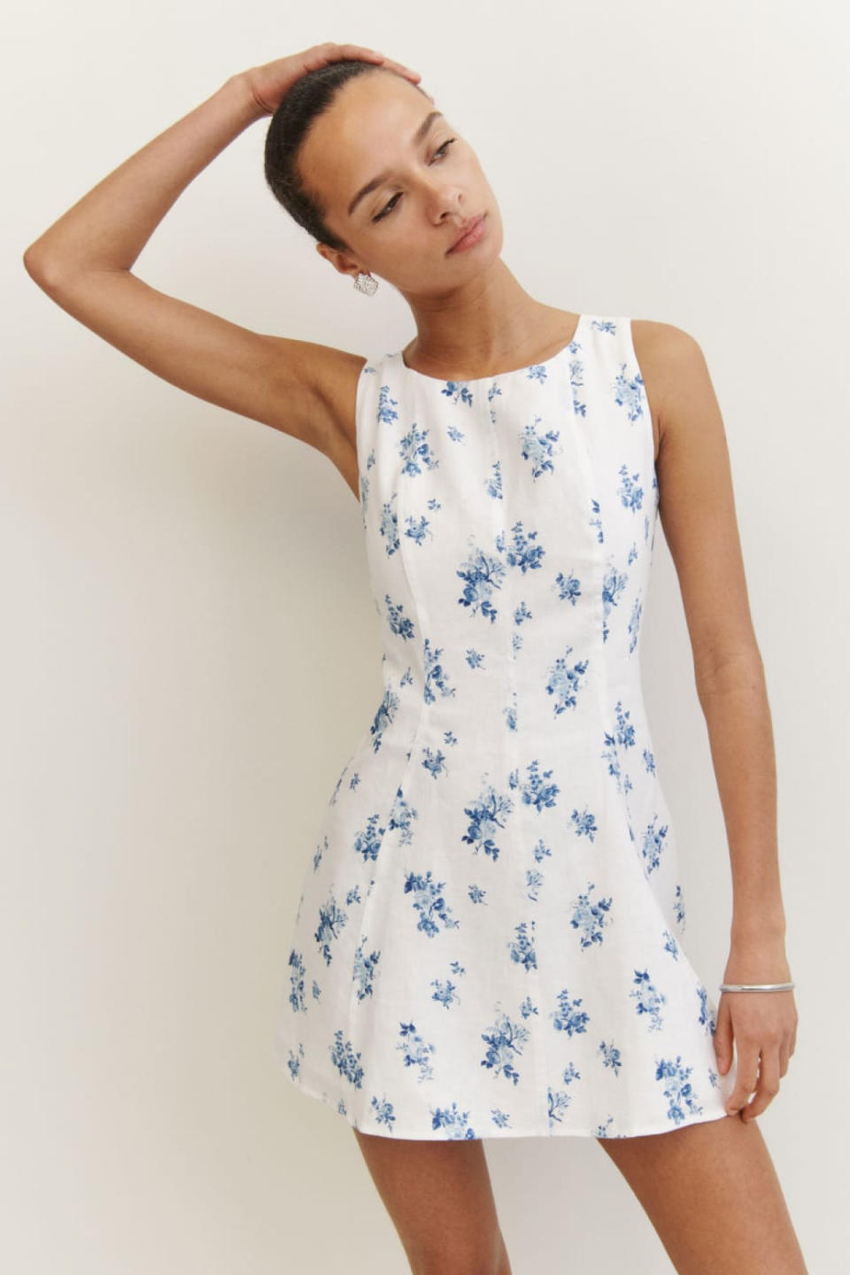 Reformation Amorette Linen Dress