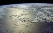 The Indian Ocean, just east of the island of Madagascar, as seen from the Gemini-6 spacecraft.