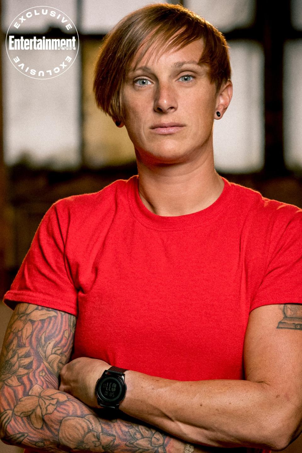 Beth from the CBS series Tough As Nails, scheduled to air on the CBS Television Network. Photo: Cliff Lipson/CBS ©2021 CBS Broadcasting, Inc. All Rights Reserved.