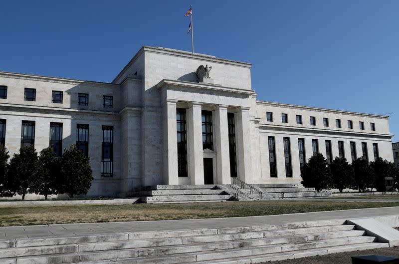 FILE PHOTO: Federal Reserve Board building on Constitution Avenue is pictured in Washington