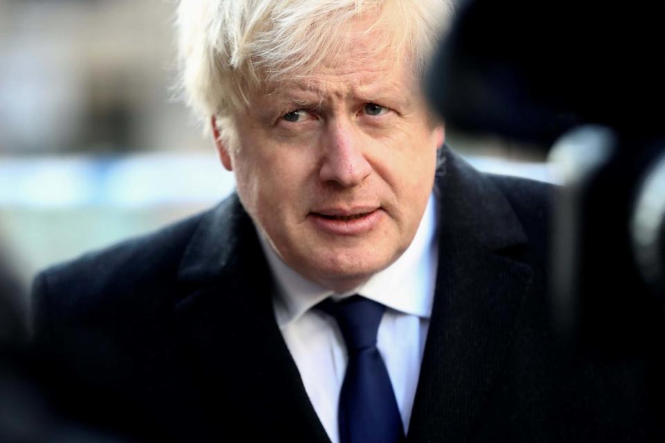 Boris Johnson was questioned about the McCann case while on the campaign trail in Cheadle (Getty Images)