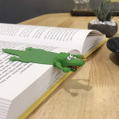 Or a crocodile bookmark to save your place when you're done reading