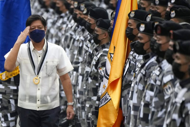 菲律賓新任總統小馬可仕。（美聯社）