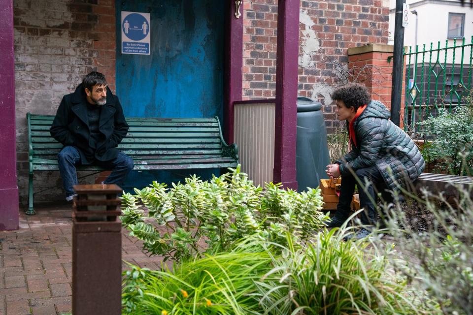 peter barlow and simon barlow in coronation street