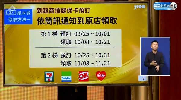 可預訂到四大超商領取。（圖／翻攝自中時新聞網直播）