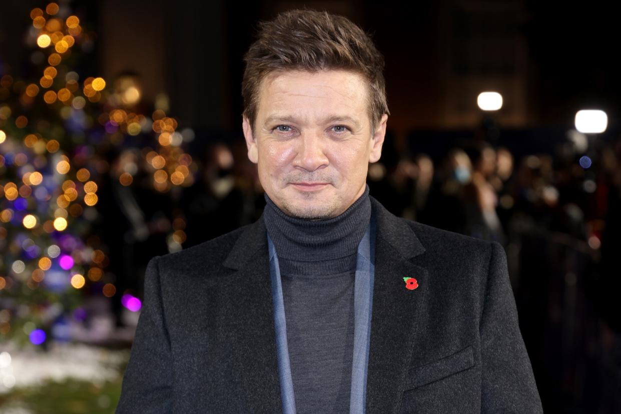 Jeremy Renner attends to celebrate the upcoming launch of Marvel Studios' "Hawkeye" at Curzon Hoxton on November 11, 2021 in London, England. A six-episode event that debuts Nov 24 on Disney+