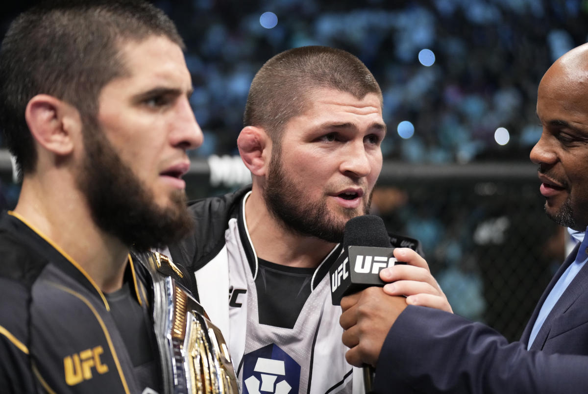 Khabib Nurmagomedov retires as MMA coach, status for Islam Makhachev title fight up in the air