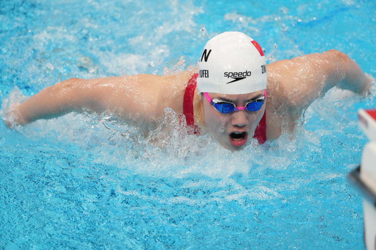 Zhang Yufei of China swims to gold in the women