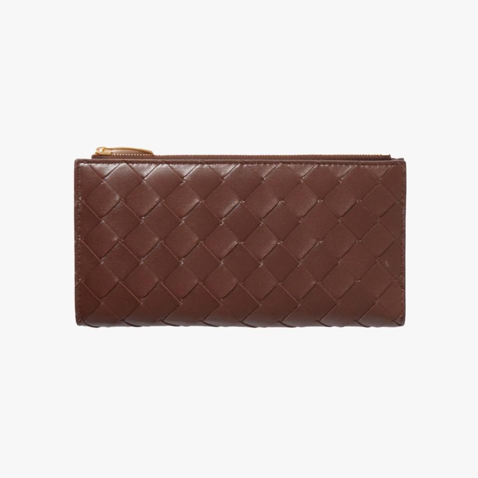 Bottega Veneta Intrecciato leather continental wallet