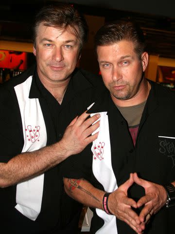 <p>Bruce Glikas/FilmMagic</p> Alec Baldwin and Stephen Baldwin posing