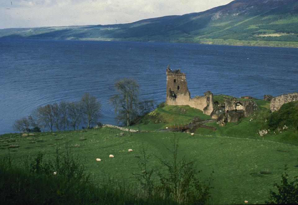 FILE-The undated file photo shows Scotland's 23-mile long Loch Ness, home of the elusive monster, Nessie. In foreground is Urquhart Castle. The Grand Canyon, Loch Ness and Niagara Falls are among over 200 natural sites competing to become the New 7 Wonders of Nature in a global poll that is expected to draw around a billion voters, organizers said Wednesday. The 261 nominees from 222 countries around the world include some of the most famous mountain peaks, lakes, national parks or reefs, such as Mount Everest or the Great Barrier Reef. (AP Photo/File)