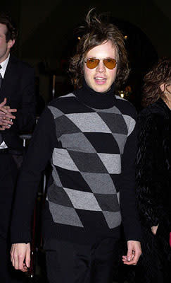 Beck at the Hollywood premiere of Vanilla Sky